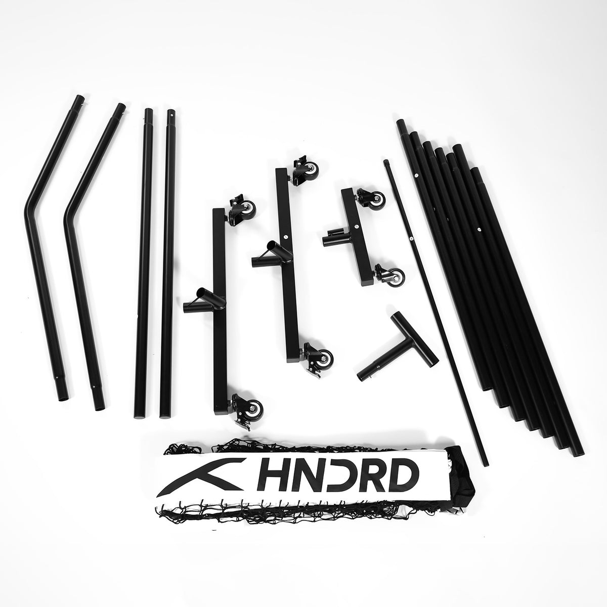 hundred pbn tour pickleball net pole wheels


