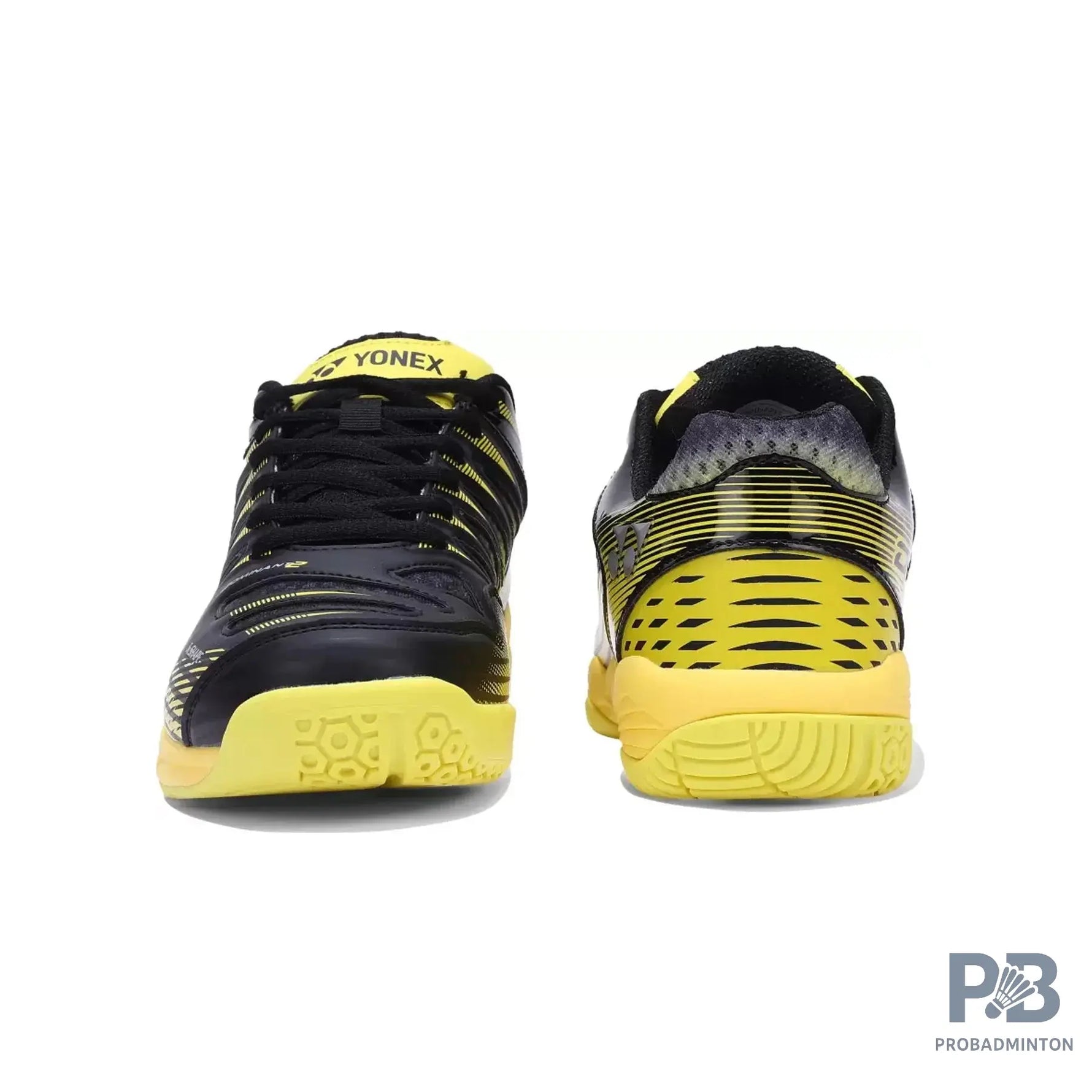 Yonex Tour Dominant 2 Mens Badminton Shoes (BLACK/NEON YELLOW).