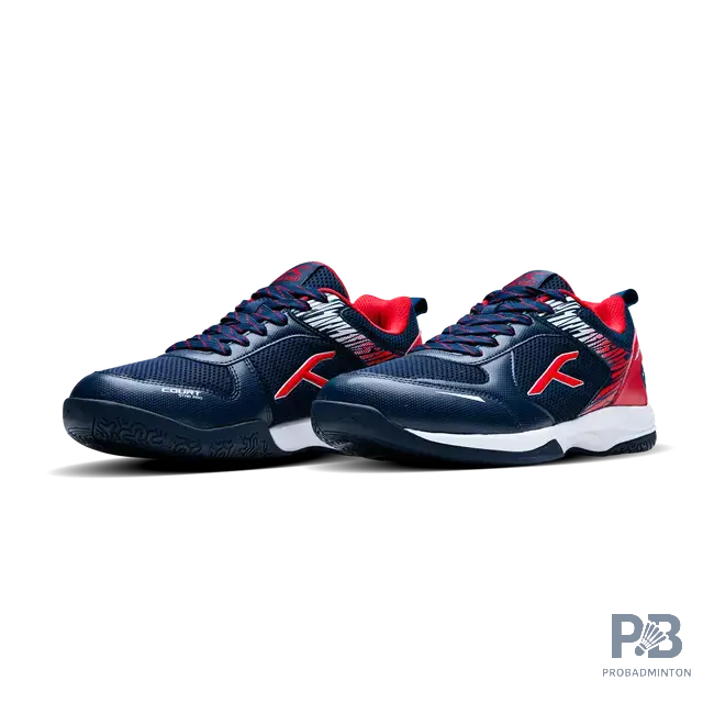 Hundred court Star Pro Badminton Shoes NAVY/RED/WHITE.