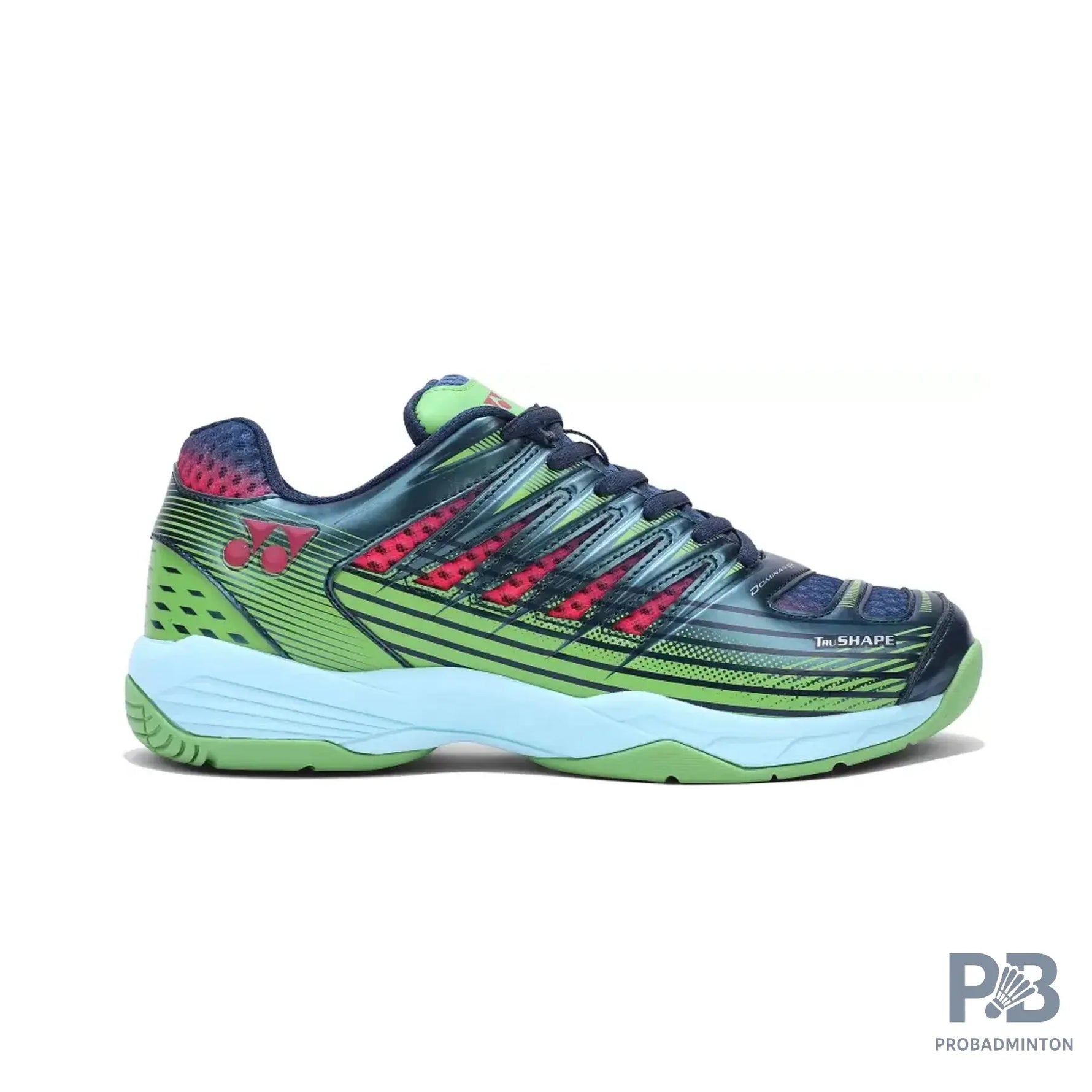 Yonex Tour Dominant 2 Mens Badminton Shoes ( Dark Sea/ Bright Lime/ Water Melon).