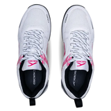 Hundred court Star Pro Badminton Shoes white/black/fushia