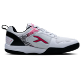 Hundred court Star Pro Badminton Shoes white/black/fushia