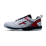 Hundred Court Star Pro Badminton Shoes WHITE/NAVY/RED.