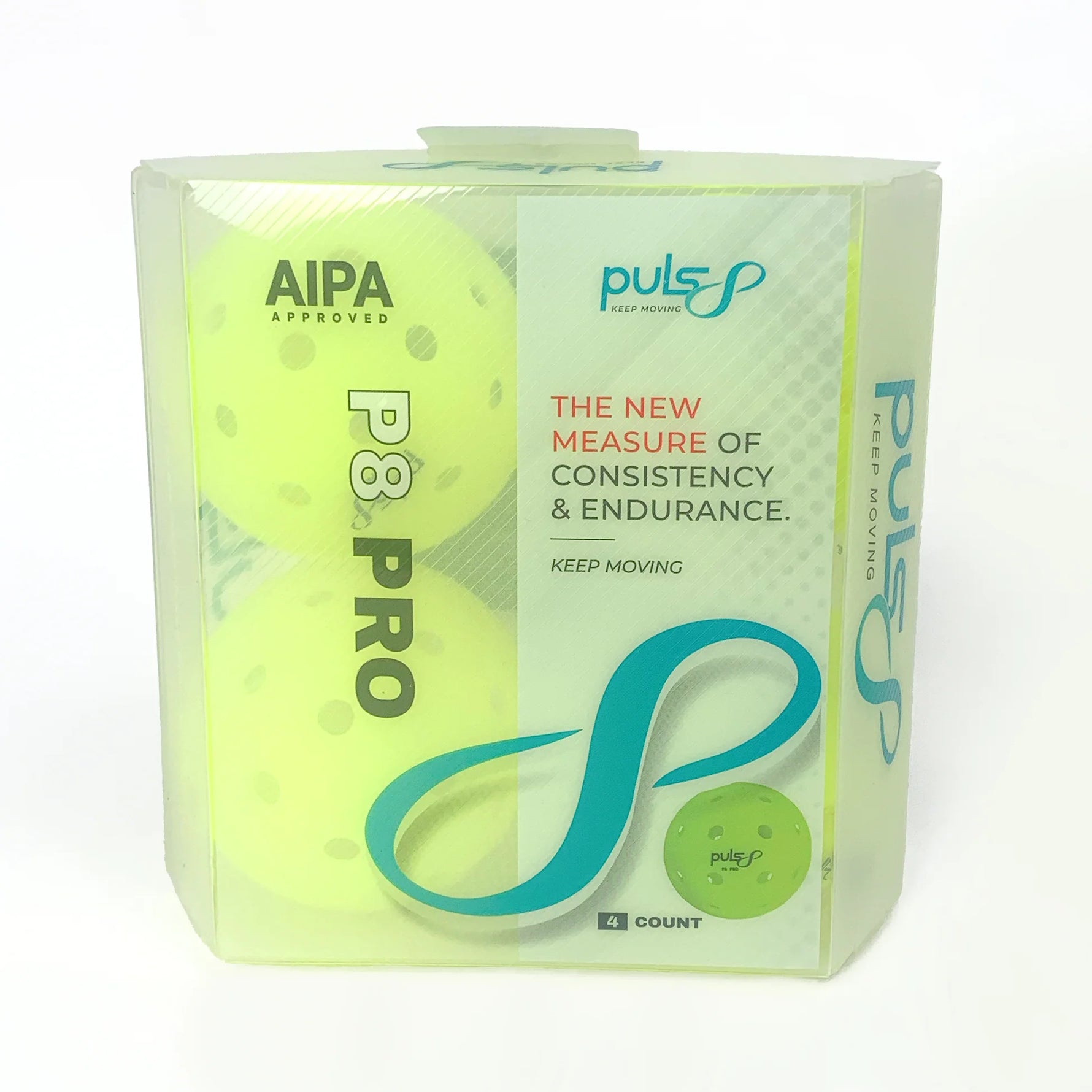 Puls8 P8 Pro Pickleball Ball (Pack of 4) | Tournament-Grade Outdoor Pickleball Ball | Buy Online at Probadminton.in.