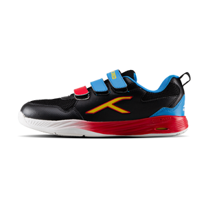 Hundred Court Champions Badminton Shoe | Black/Blue/Red.