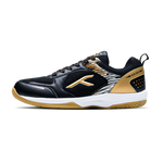 Hundred COURT STAR PRO Badminton Shoe | BLACK/GOLD.