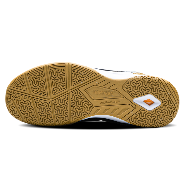 Hundred COURT STAR PRO Badminton Shoe | BLACK/GOLD.