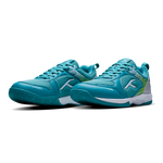 Hundred COURT STAR PRO Badminton Shoe | TURQUOISE/WHITE/LIME.