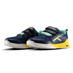 Hundred Court Champions Badminton Shoe | Navy/Yellow/Green.