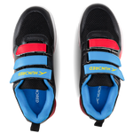 Hundred Court Champions Badminton Shoe | Black/Blue/Red.