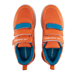 Hundred Court Champions Badminton Shoe | Orange/Blue/White.