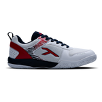 Hundred Court Star Pro Badminton Shoes WHITE/NAVY/RED.