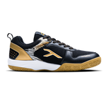 Hundred COURT STAR PRO Badminton Shoe | BLACK/GOLD.