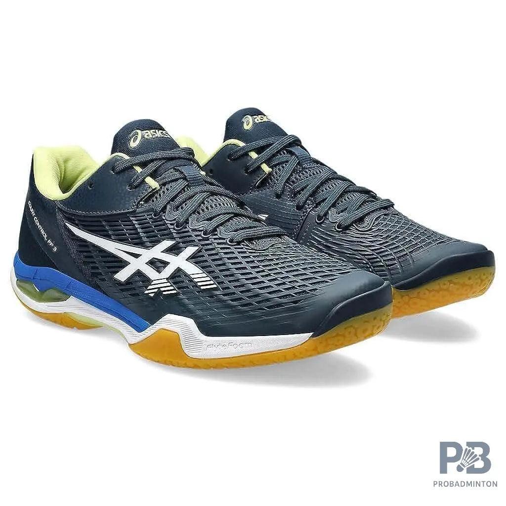 ASICS COURT CONTROL FF 3 PARIS Indoor Shoes - French Blue / White | Probadminton.in.