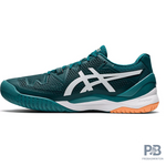 Asics GEL-RESOLUTION 8 Tennis Shoes (Velvet Pine / White).