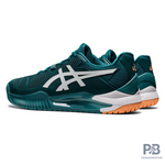Asics GEL-RESOLUTION 8 Tennis Shoes (Velvet Pine / White).