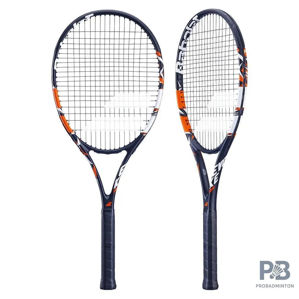 Babolat Evoke Tour Tennis Racquet (105sq.in, Strung) - Power & Control | Black/Orange | Best Price India.
