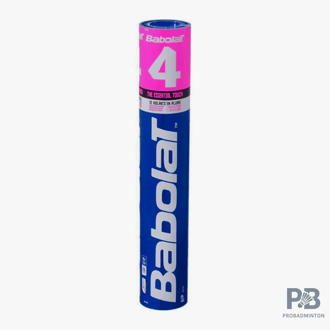 Babolat 4 Badminton Feather Shuttlecock (Speed 76).