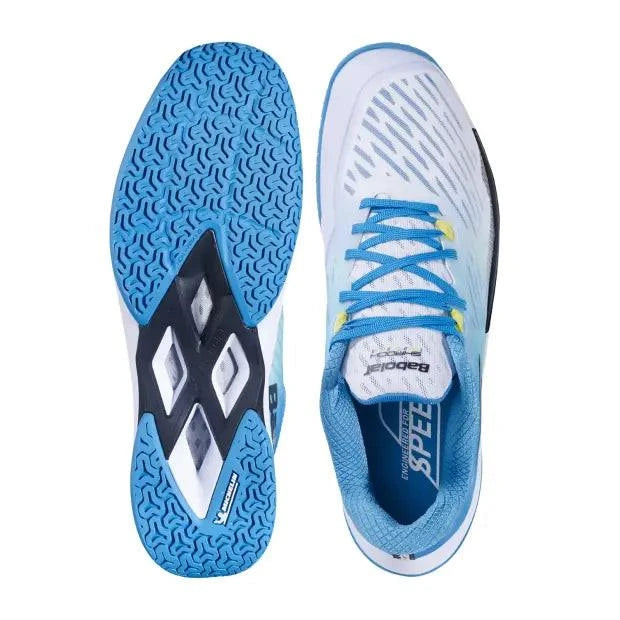 Babolat Shadow Tour 5 Badminton Shoes (Algier Blue) – Professional Indoor Court Shoes | Buy Online at Probadminton.in.