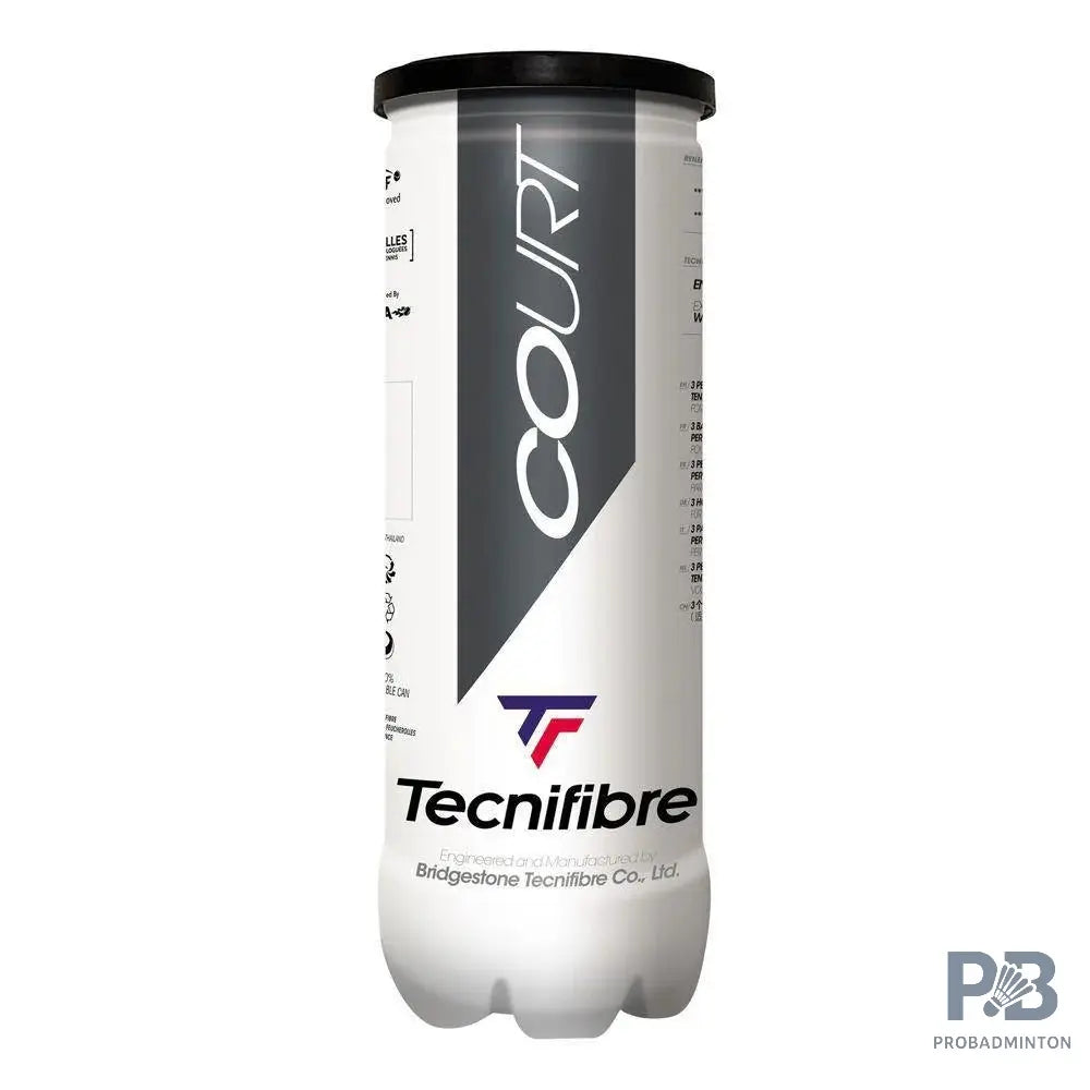 Tecnifibre Court Tennis Balls – Carton of 24 Cans | Best Tennis Ball Price in India for Tournaments.