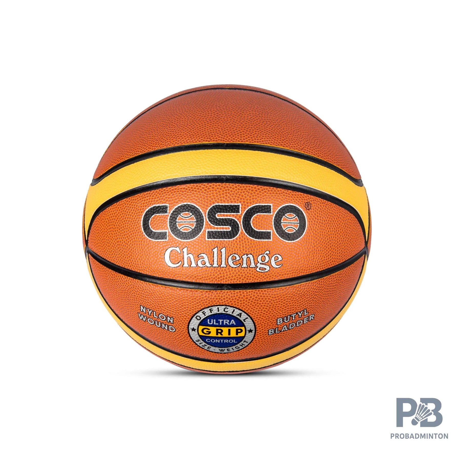 COSCO Challenge Basketball – Official Size & Weight | Durable Rubber Grip | Outdoor & Indoor Play.