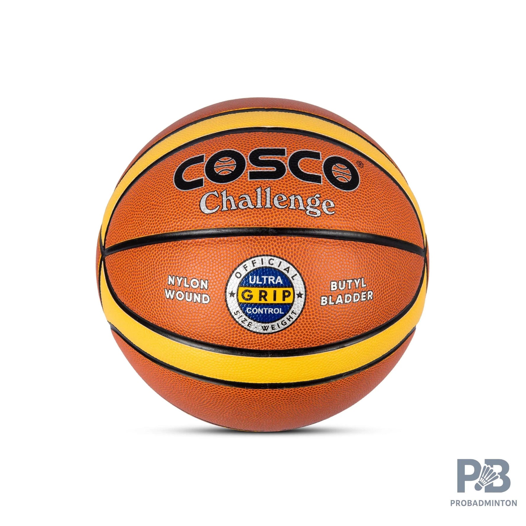 COSCO Challenge Basketball – Official Size & Weight | Durable Rubber Grip | Outdoor & Indoor Play.