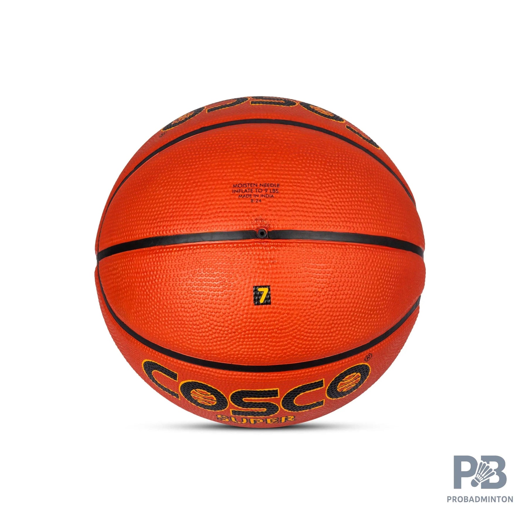 COSCO Super S-5, 6, 7 Basketball | Waterproof Moulded Rubber | Nylon Wound | Made in India | Training & Tournament Use.