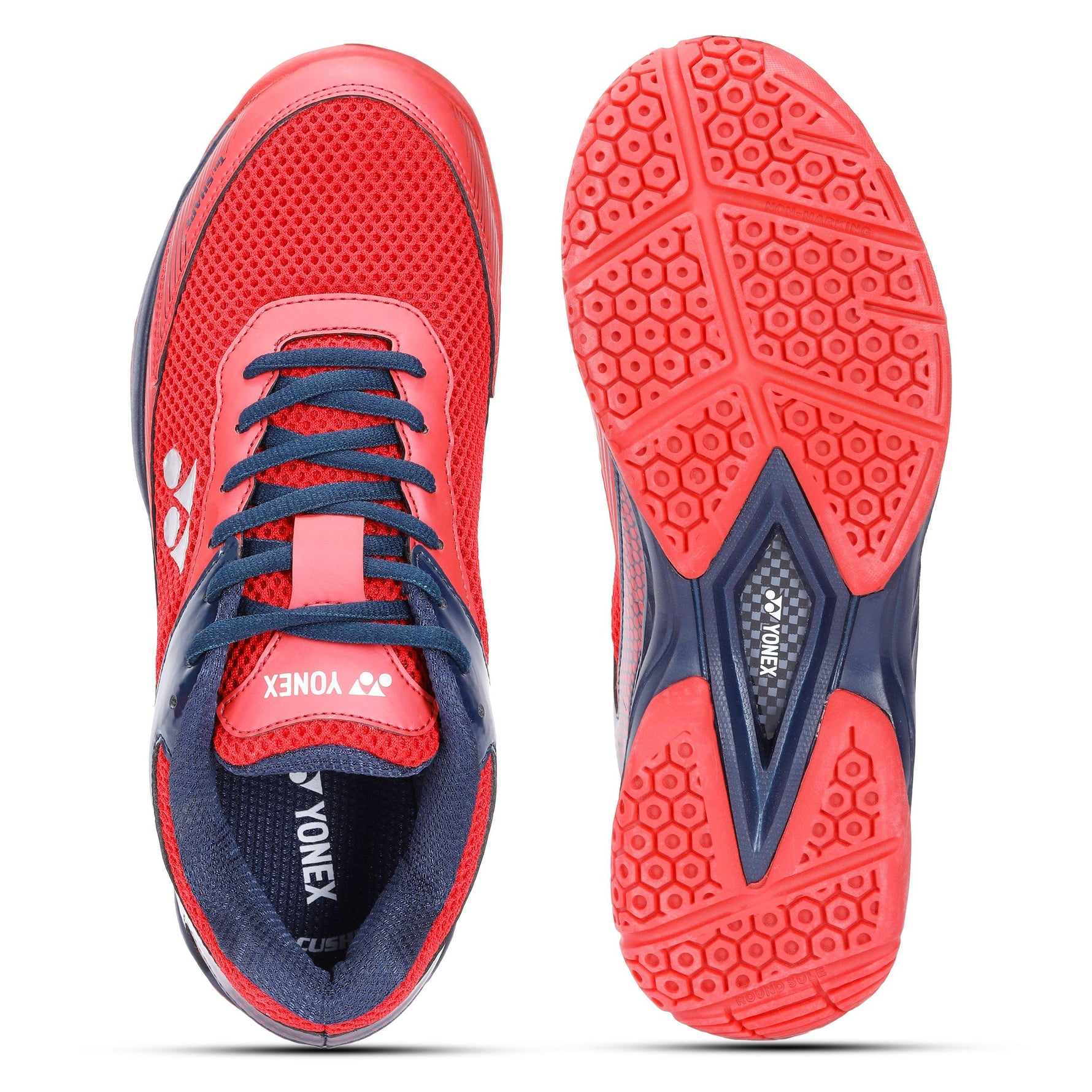 Yonex HY-Ultra I Badminton Shoe | Lava Red/Night Shadow.