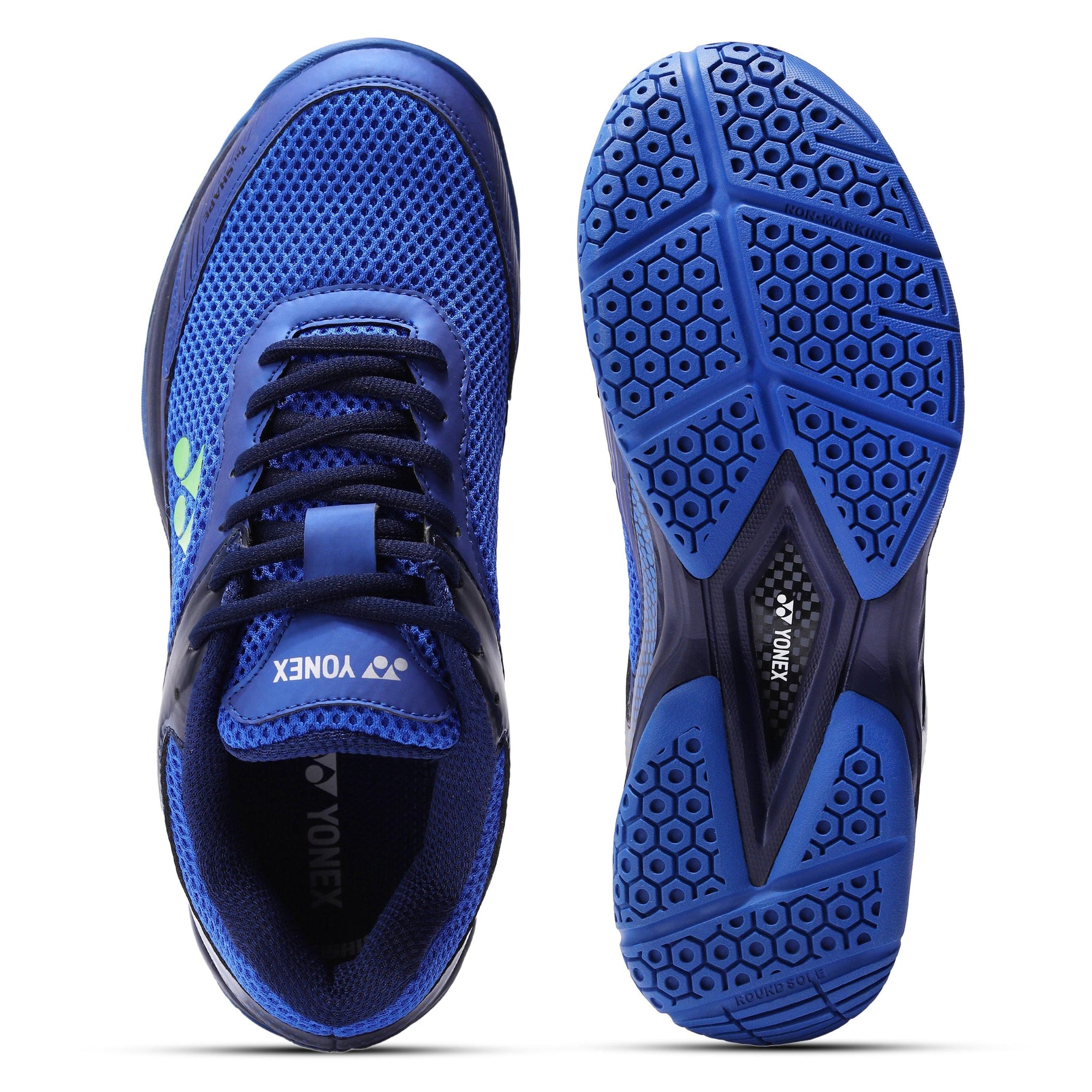 Yonex HY-Ultra I Badminton Shoe | HyperBlue/Lime.