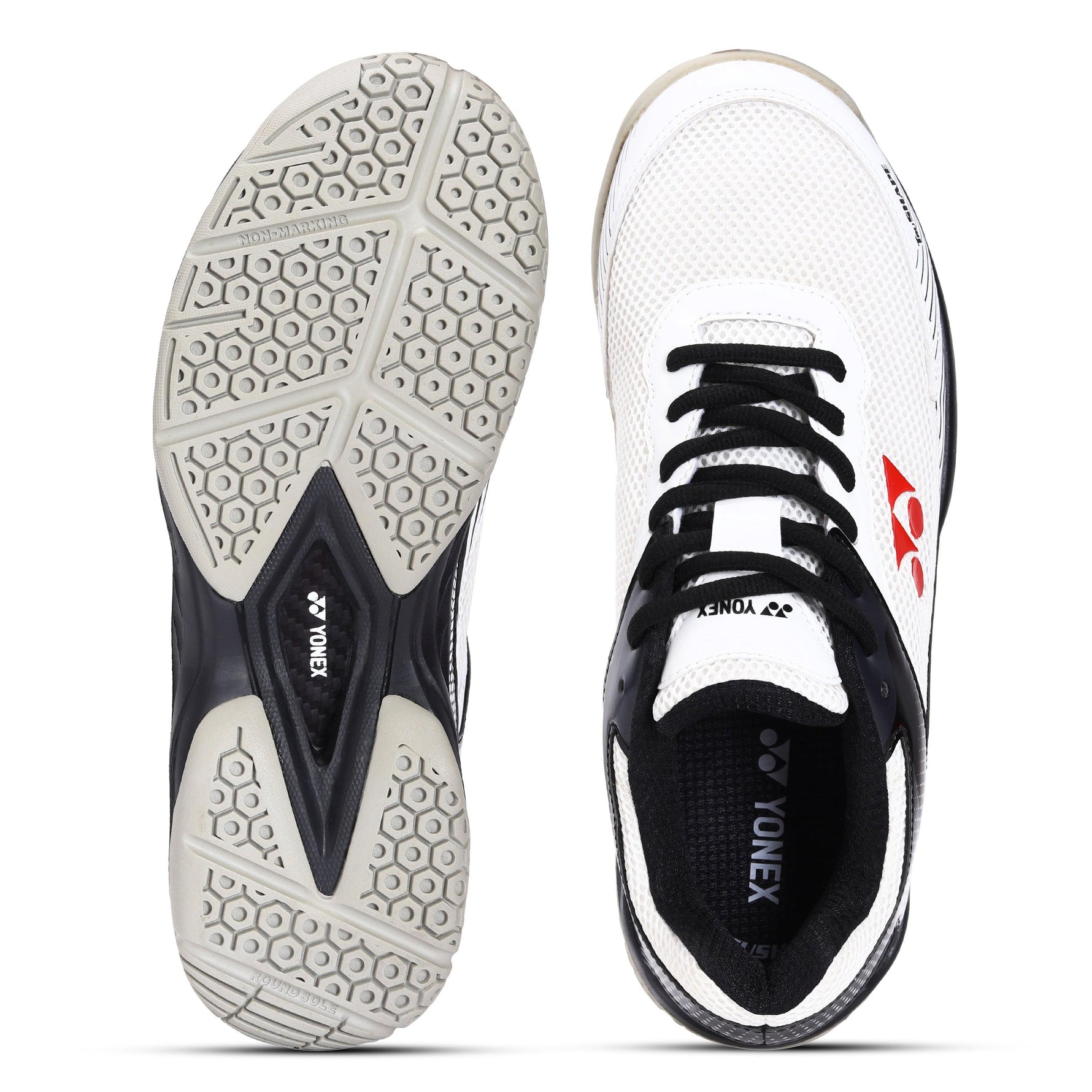 Yonex HY-Ultra I Badminton Shoe | White/Black.
