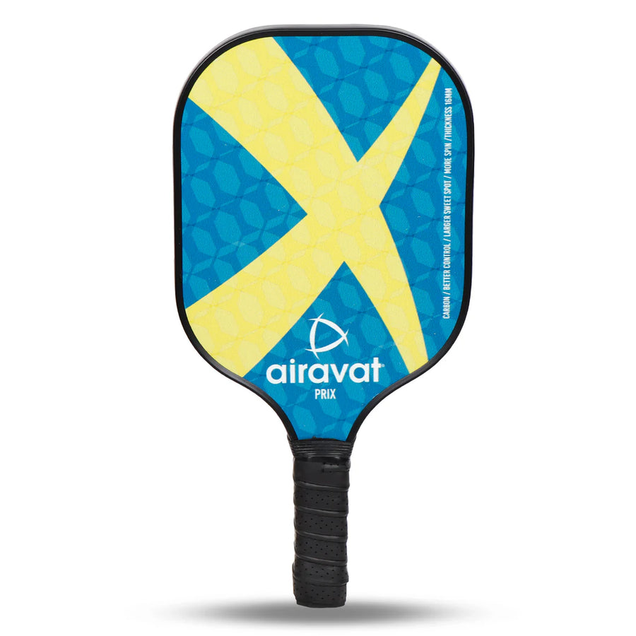 Airavat Prix Pickleball Paddle | Fiberglass Surface & Polymer Core | Multi/Teal Color | Single Paddle | ProBadminton.in