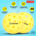 Airavat Bang Pickleball Paddle Set (Assorted Colors) – Best Pickleball Paddles India for Beginners.