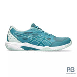 ASICS GEL ROCKET 11 INDOOR SHOES (BLUE TEAL/PALE MINT).