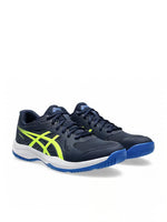 ASICS Upcourt 6 Men's Badminton Shoes – Midnight / Safety Yellow.