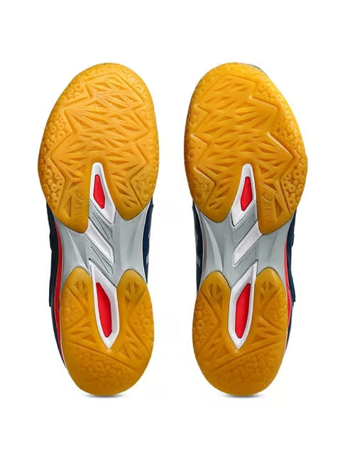 ASICS Court Control FF 3 Badminton Shoes – Mako Blue/Piedmont Grey | Lightweight, Stable & Cushioned Footwear for Professional Players.