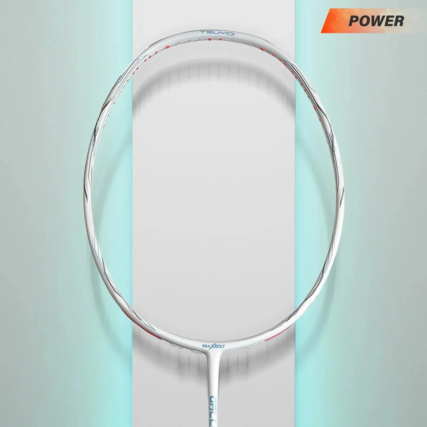 Maxbolt Gallant Tour (White) Badminton Racket 45lbs.