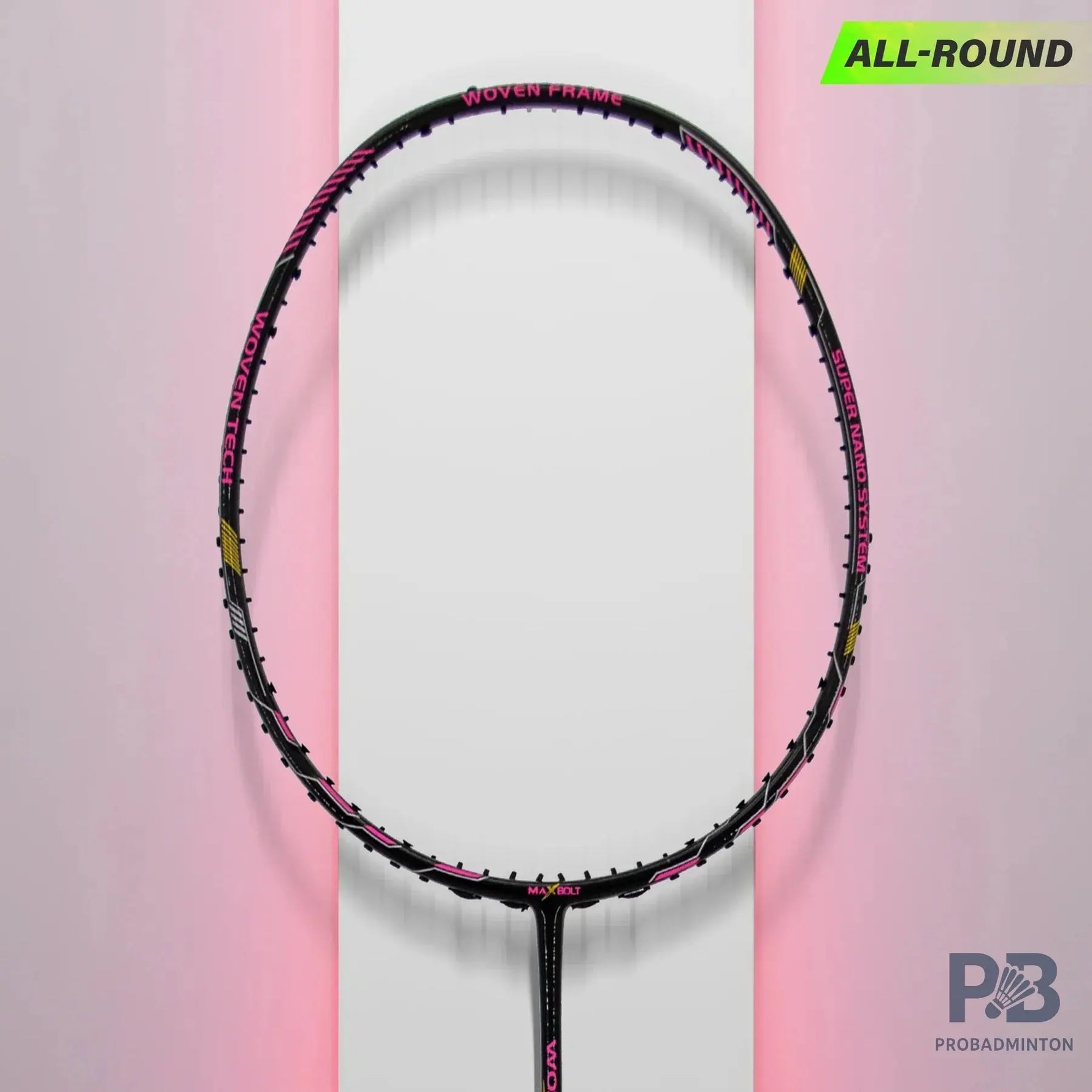 Maxbolt Woven Tech 60 Badminton Racket (Assorted Colours).