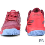 Yonex Tour Skill 2 JR Badminton Shoes (CABERNET FLAME / SCARLET MOUNTAIN).