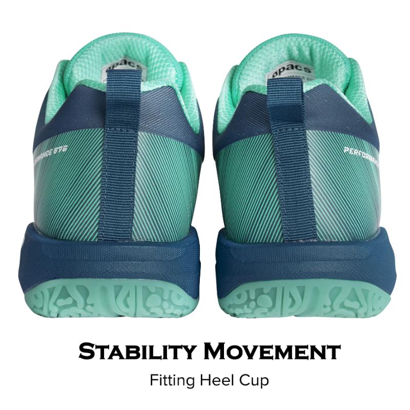 APACS badminton shoes Performance 676 Mint Teal colour