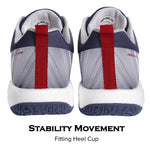 APACS Performance 676 White Blue Dwan badminton footwear