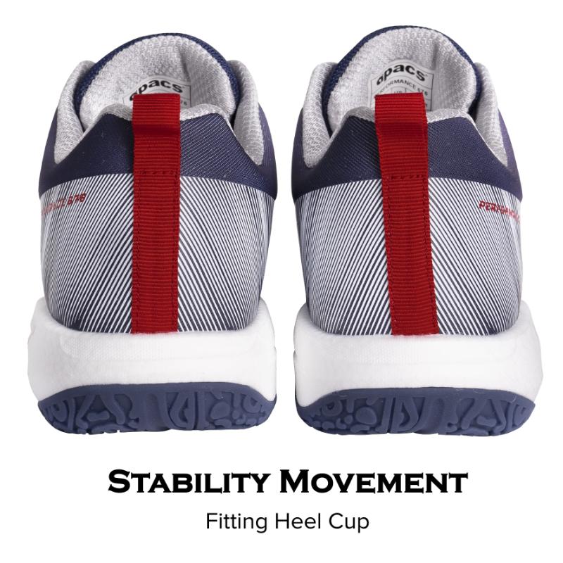 APACS Performance 676 White Blue Dwan badminton footwear