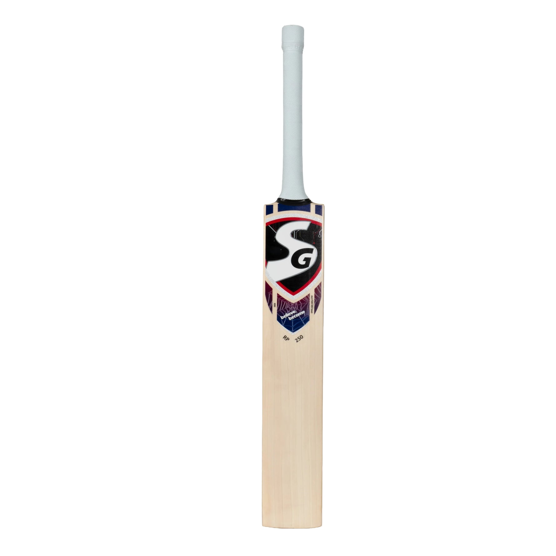 SG RP 250 English Willow Str8bat Sensor Cricket Bat – Hand-Selected Willow, Extended Sweet Spot & Premium Cane Handle.