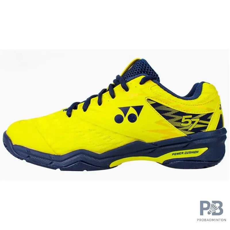 YONEX SHB 57 EX BADMINTON SHOES ( Yellow/ Navy).