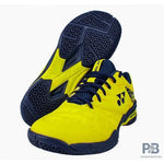YONEX SHB 57 EX BADMINTON SHOES ( Yellow/ Navy).