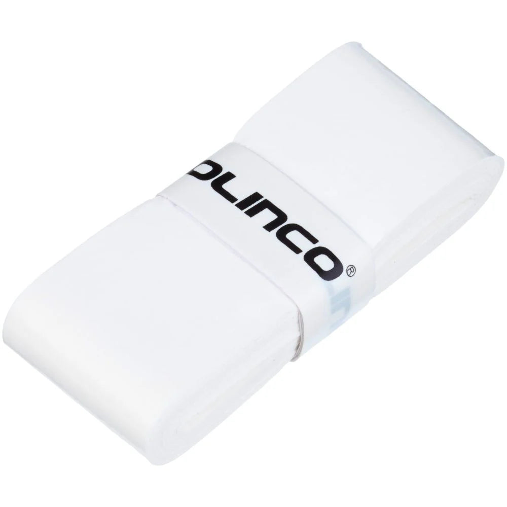 Premium Solinco Wonder Overgrip white  bulk pack for tennis racket grip replacement with moisture wicking and anti slip control