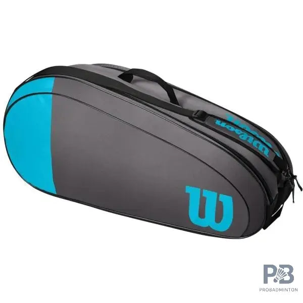 Wilson Badminton Kit Bag RF TEAM 12 6 Racquet Bag in 2 colors | Tournament Edition, Dual Compartments | Best Wilson Kit Bag in India.
