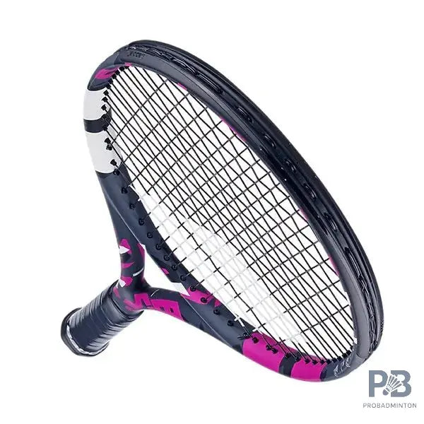 Babolat Boost Aero  Tennis Racquet (Strung) - Power & Maneuverability | Grey/Pink/White | Best Price in India.