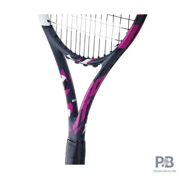 Babolat Boost Aero  Tennis Racquet (Strung) - Power & Maneuverability | Grey/Pink/White | Best Price in India.