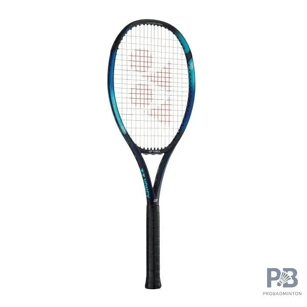 YONEX Ezone 100+ Sky Blue Tennis Racquet.
