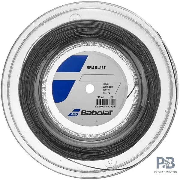 Babolat RPM Blast Tennis String Reel 16 (1.30mm, 200m) – Power, Spin & Control.